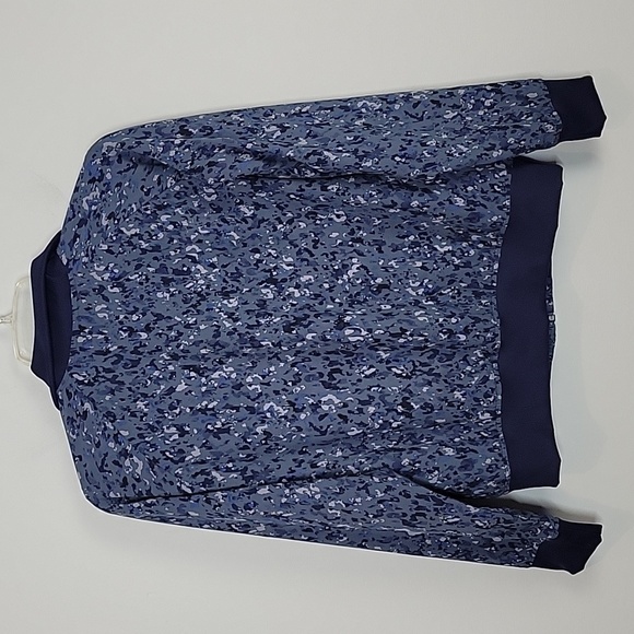 Women’s Athleta Brooklyn Bomber Jacket II blue camo - Picture 7 of 7